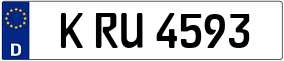 Truck License Plate